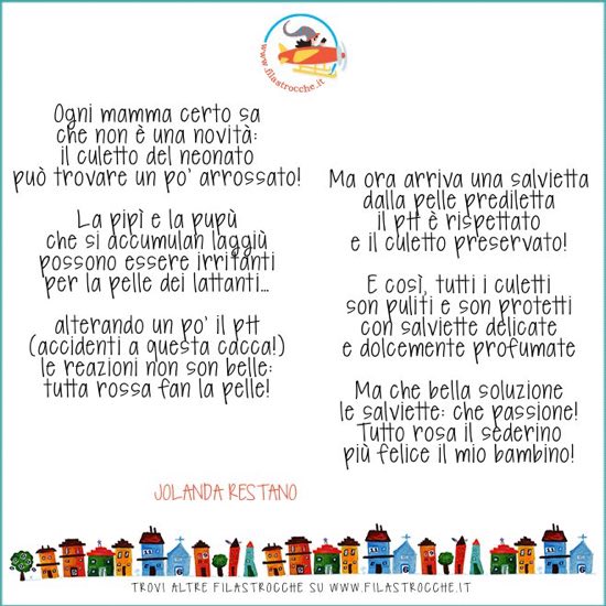 filastrocca salvietta